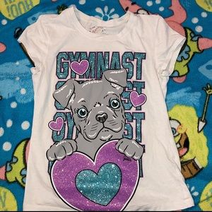🖐🏼girls gymnast tee🤩